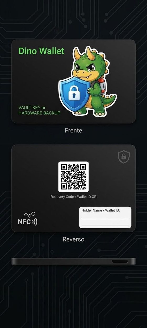 Tarjeta Dino Vault Key